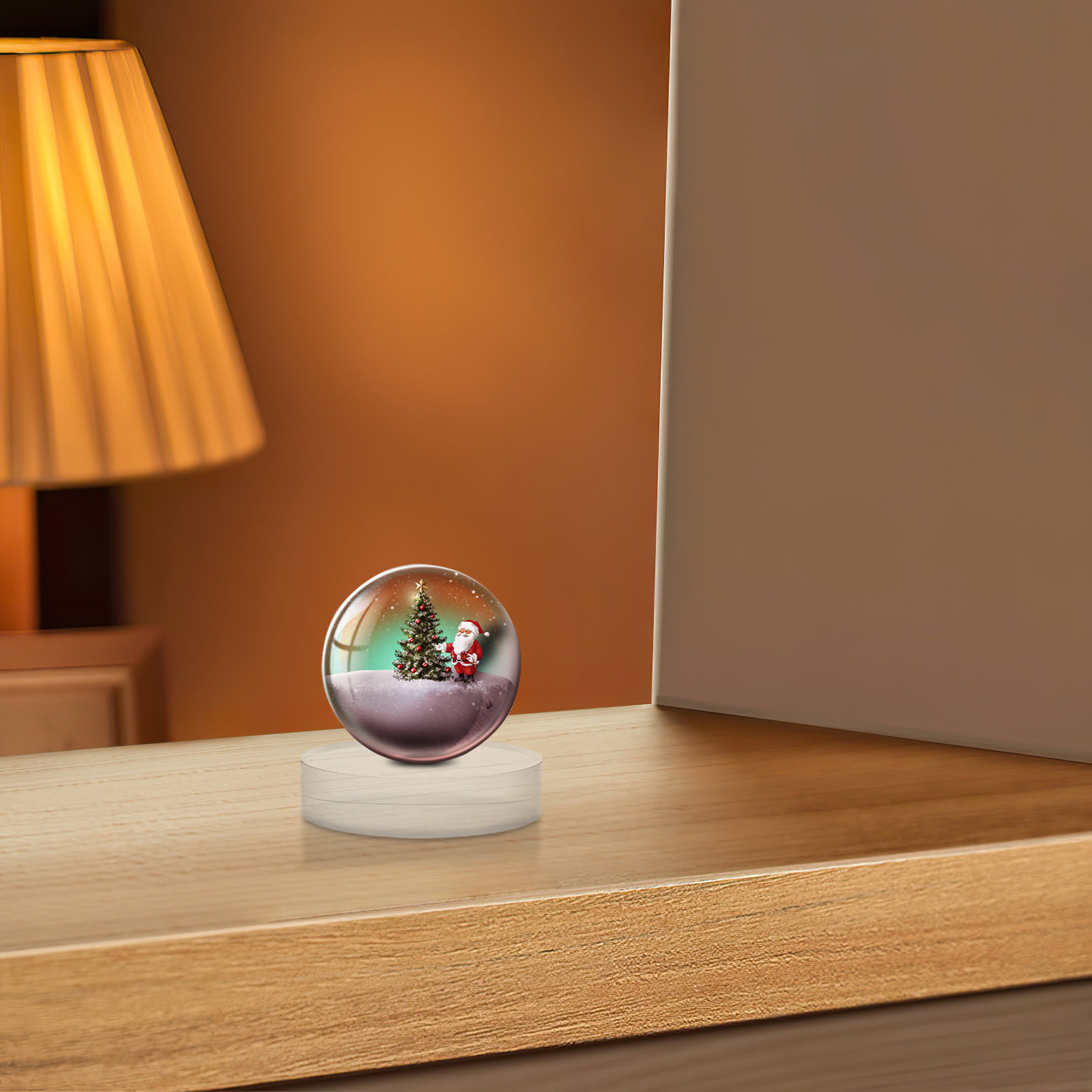 丸型透明クリスタルガラス製ペーパーウェイト。滑らかに磨き上げ - Book Weight Glass のレビューと価格