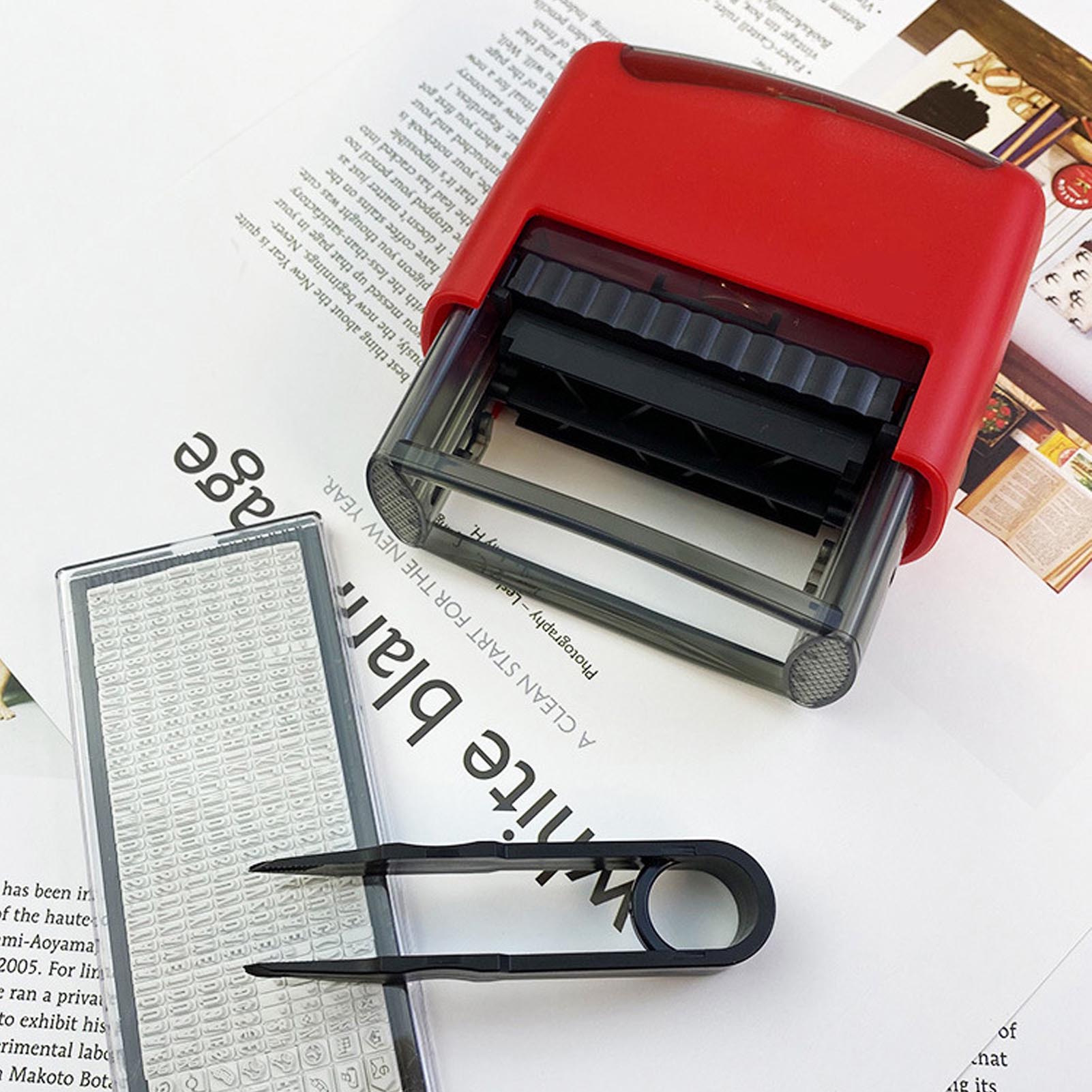 日付印鑑 ブラックインク ポータブルデザイン ABS素材 イ - Rubber Date Stamp のレビューと価格