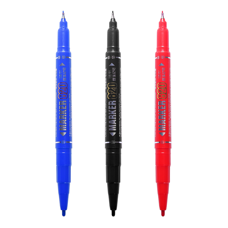 両面フェルトペン,芸術的なマーカー,ブラシと細い先端,黒,1 - Correction Pen Fine のレビューと価格
