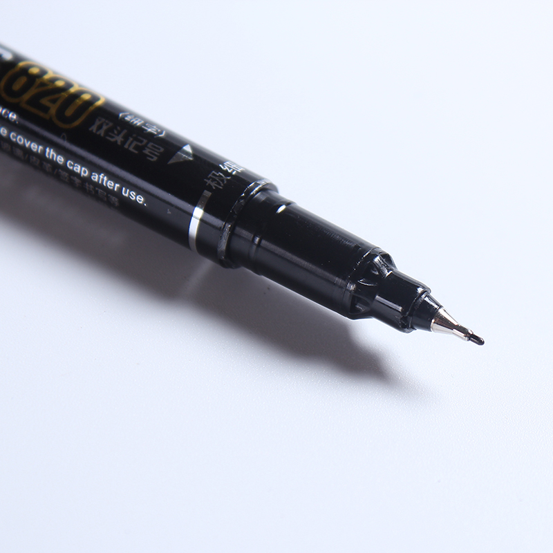 両面フェルトペン,芸術的なマーカー,ブラシと細い先端,黒,1 - Correction Pen Fine のレビューと価格