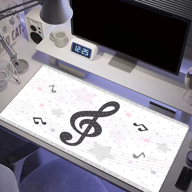 波模様のドット柄、PUレザー製マウスパッド、デスクパッド、滑 - Leather Desk Pad のレビューと価格