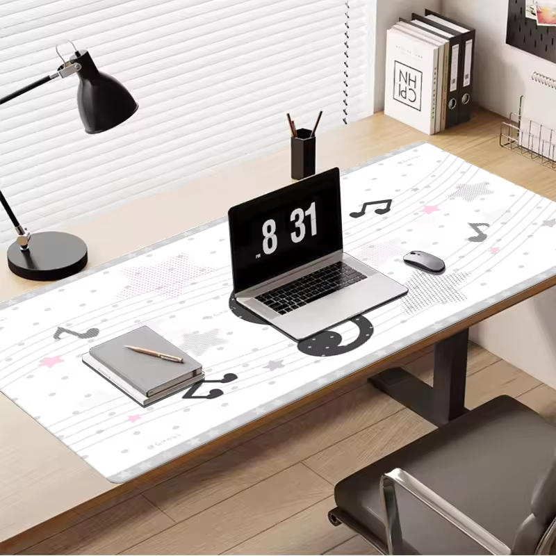 波模様のドット柄、PUレザー製マウスパッド、デスクパッド、滑 - Leather Desk Pad のレビューと価格