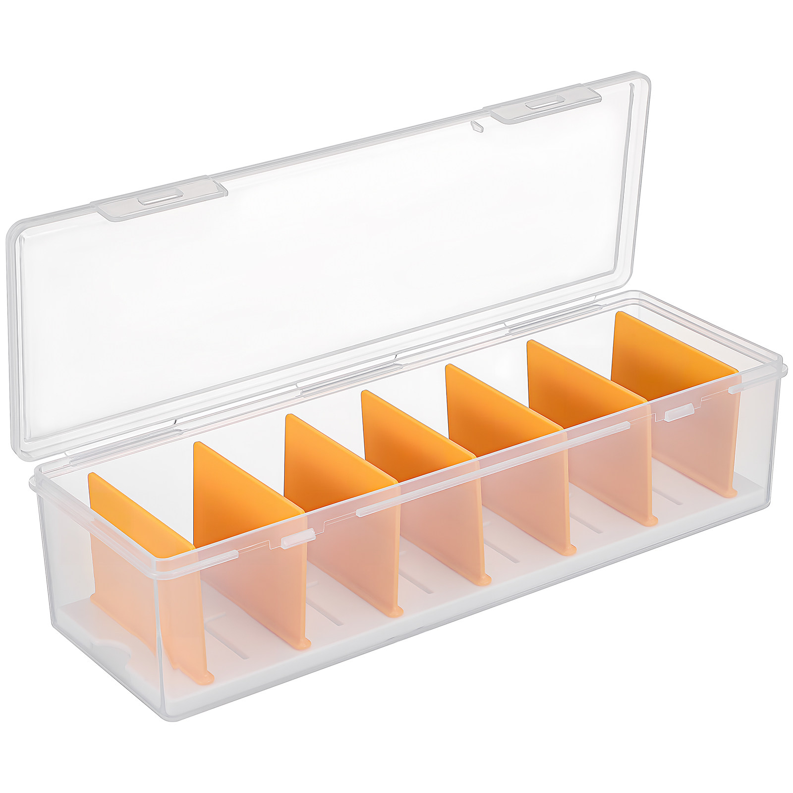 丈夫なプラスチック製カード整理ボックス。仕切り板を取り外し可 - Card Index Box のレビューと価格
