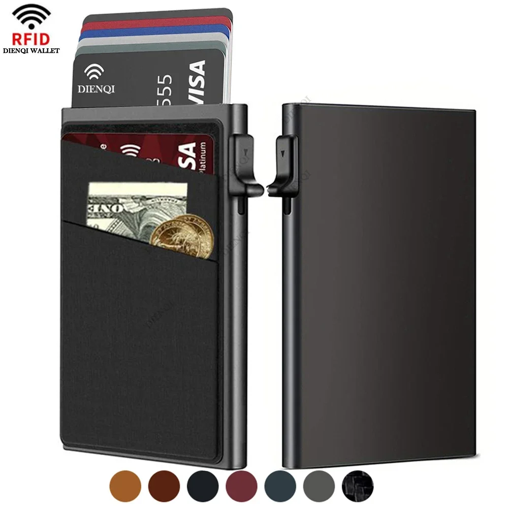 RFID ビジネスクレジットカードホルダー男性財布スリム薄型 - Index Card Holder のレビューと価格