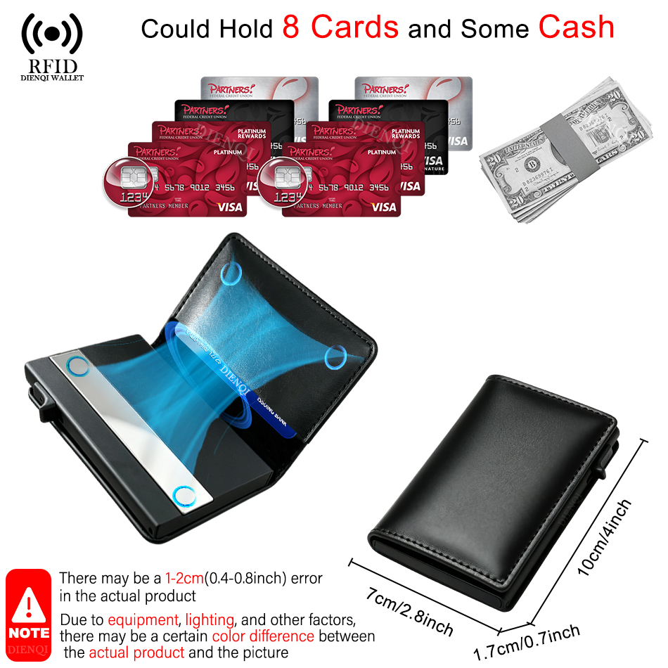 RFID対応クレジットカードホルダー、高級感のあるメンズ財布 - Index Card Holder のレビューと価格